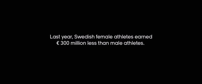 a black background with a white text that reads last year, swedish fanatic athletes