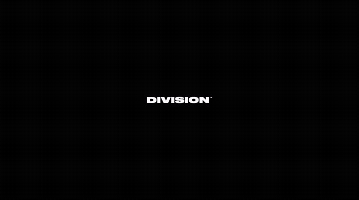 a black background with the word division on it