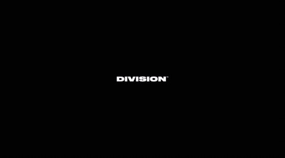 a black background with the word division on it