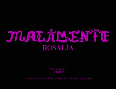 a black background with pink lettering that reads,'maalamentic rosal