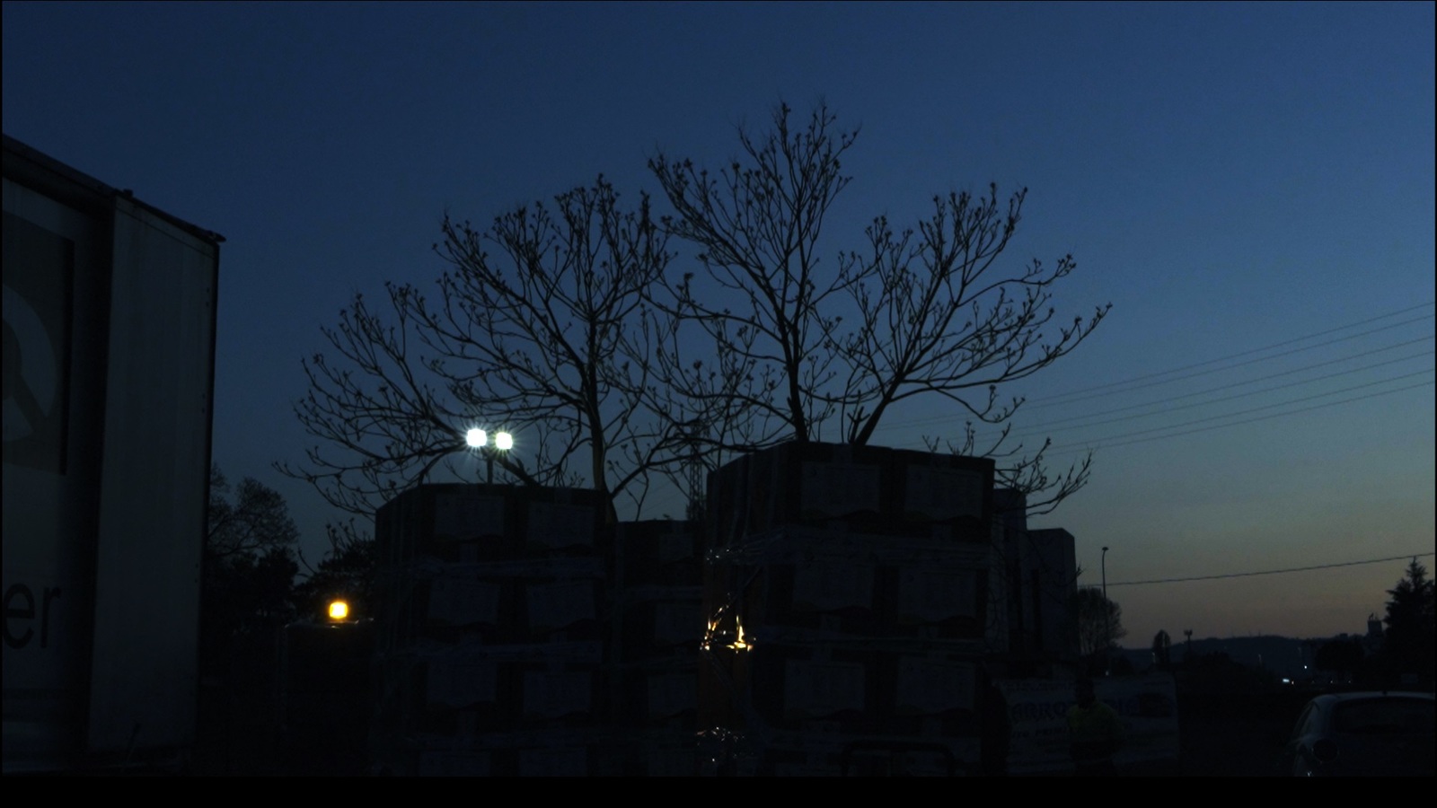 a bunch of boxes stacked on top of each other