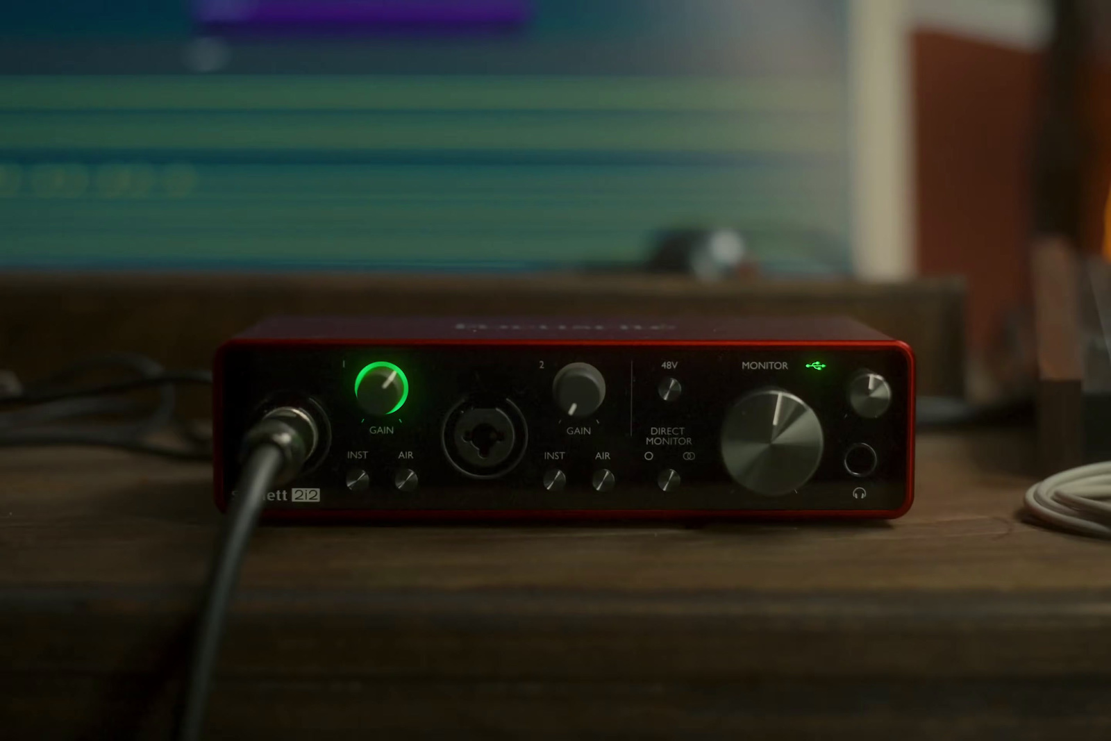 a close up of a radio on a table