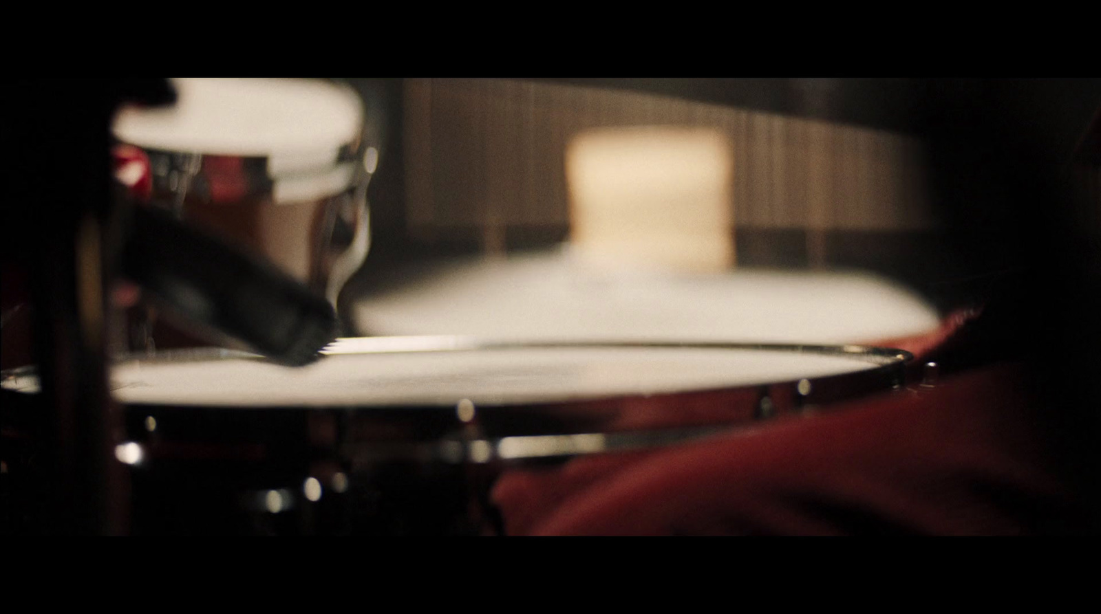 a close up of a drum in a room