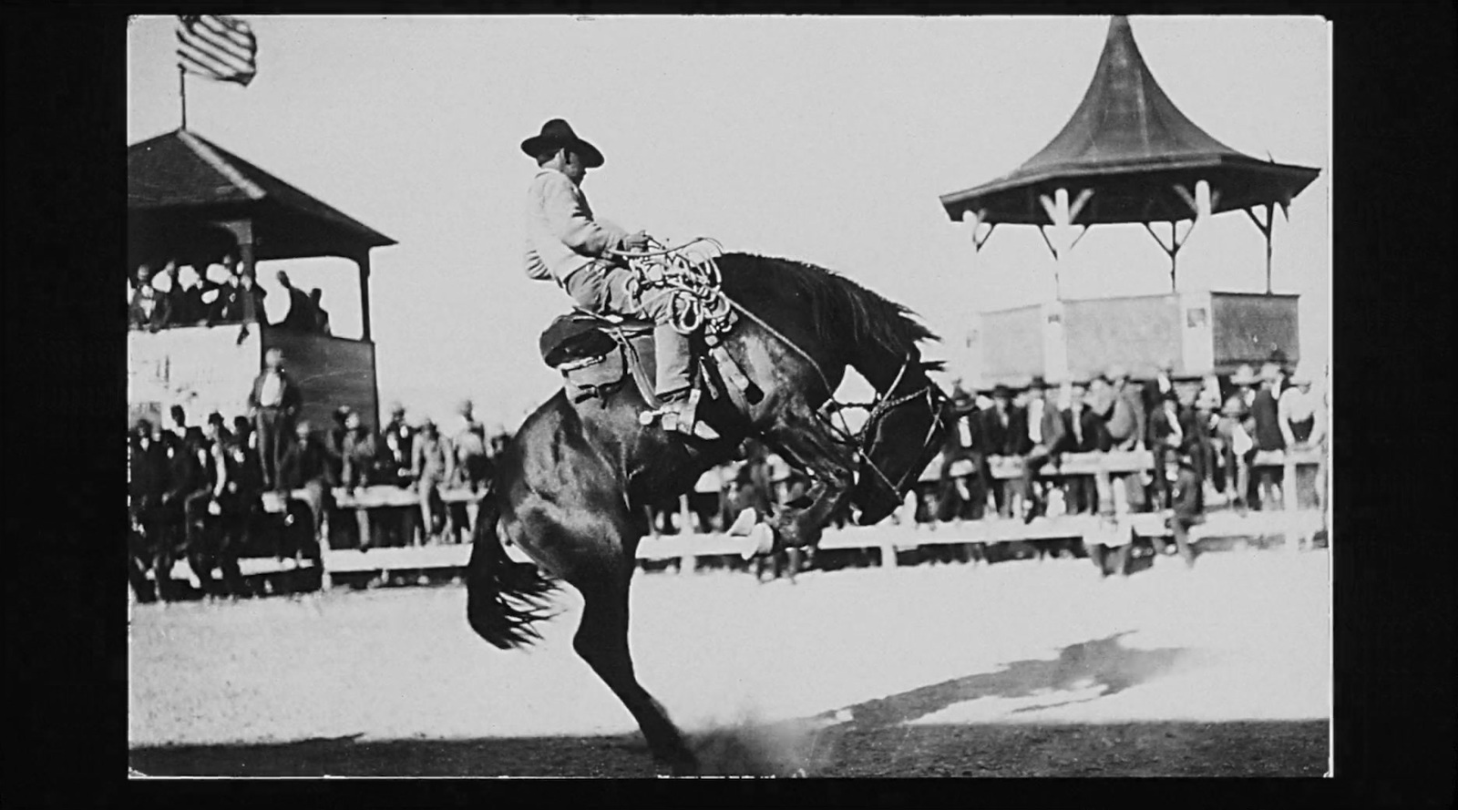 a man riding on the back of a horse