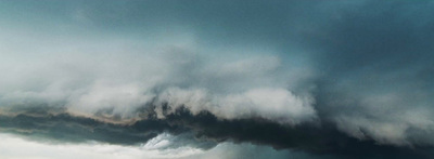 a very large storm cloud in the sky