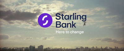 a picture of a sign that says starting bank here to change