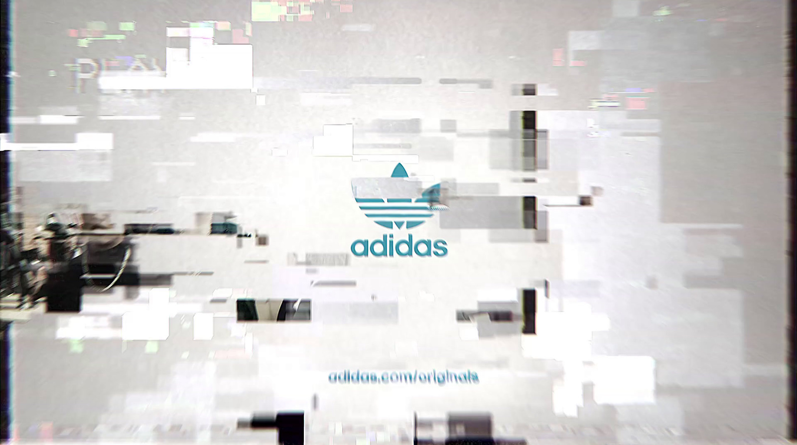 a picture of the adidas logo on a computer screen