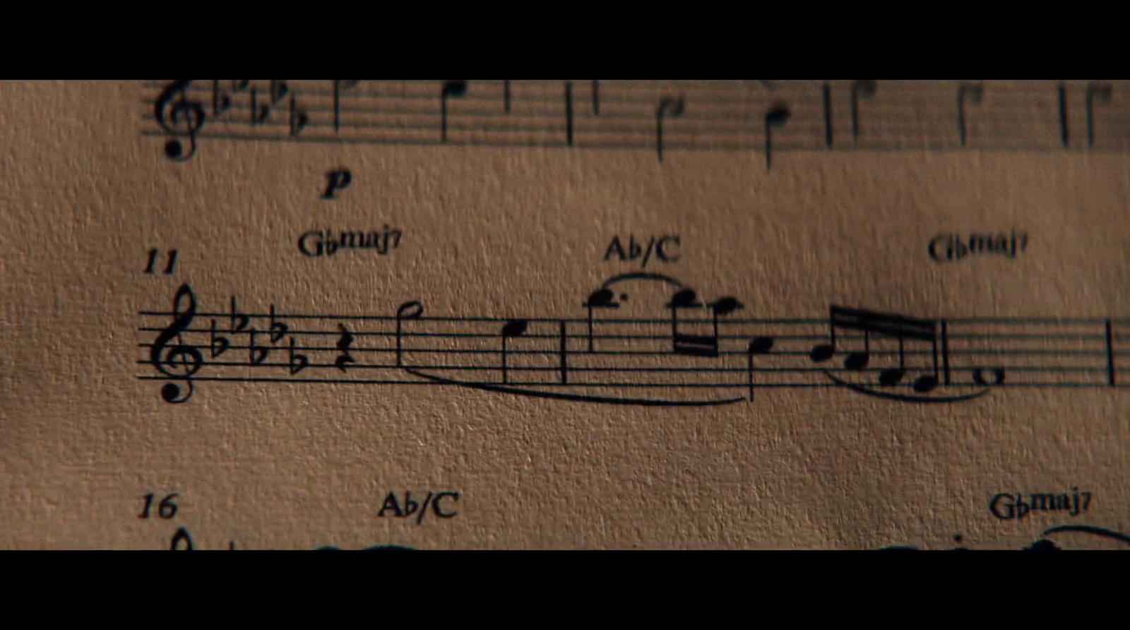 a sheet of music with musical notes on it