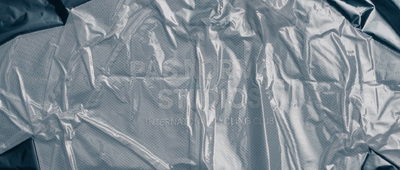 a close up of a plastic bag on the ground