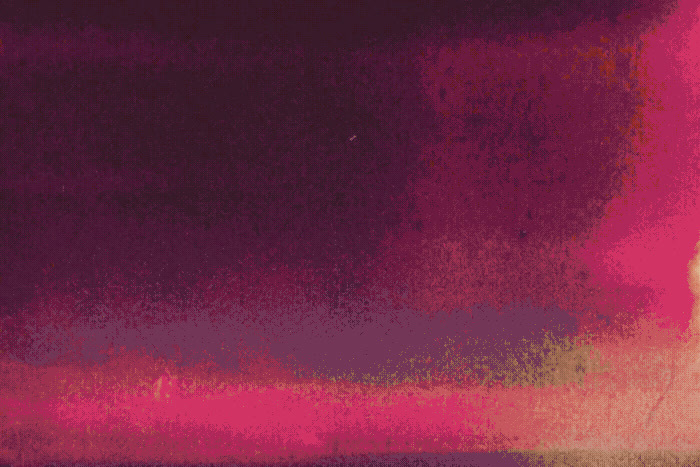 a painting of a red and purple sky