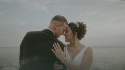 a man and a woman standing next to each other