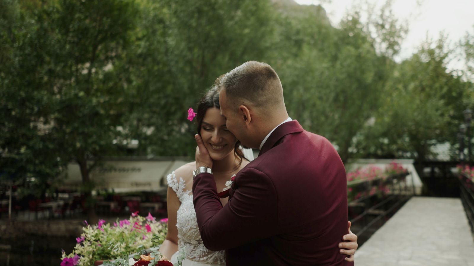 a man and a woman standing next to each other