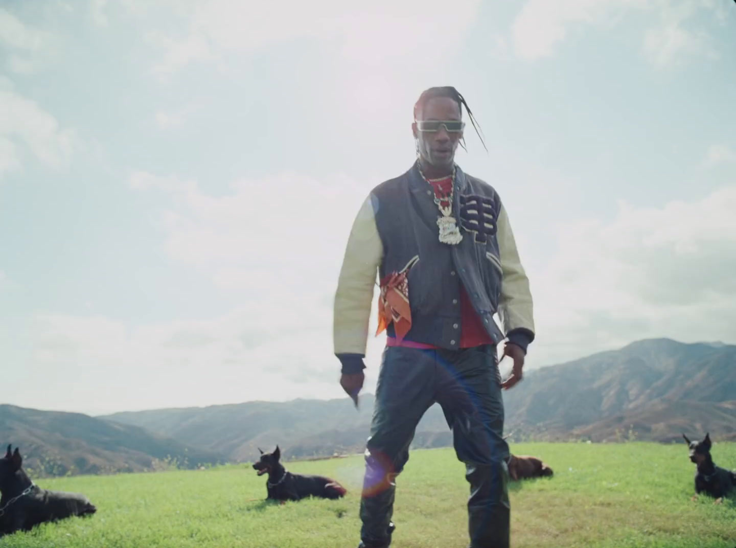 a man with dreadlocks standing in a field