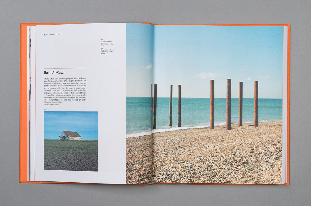 an open book with a picture of a house on the beach