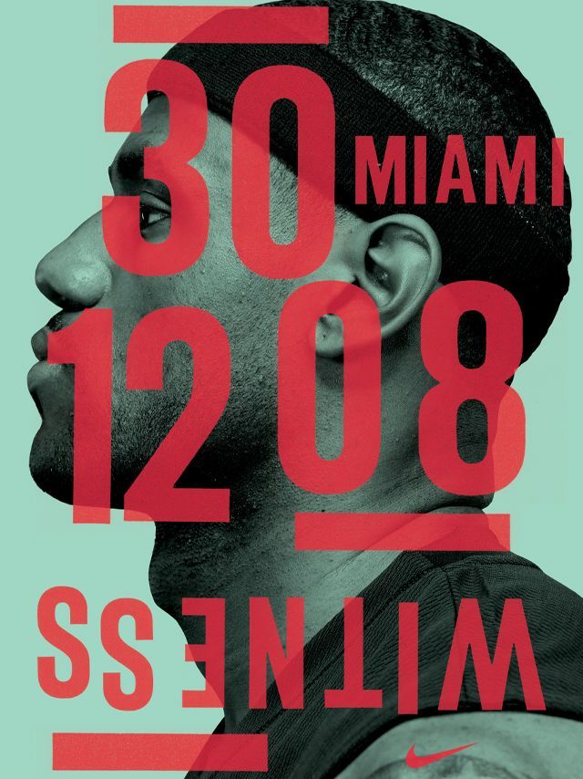 a poster with a man's face and the words miami on it