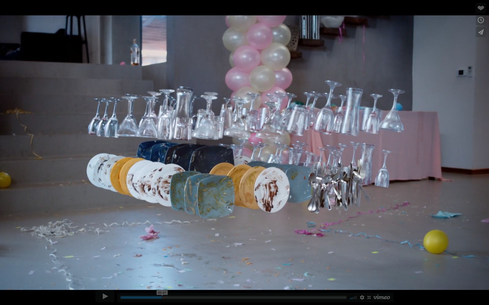 a bunch of wine glasses sitting on a table