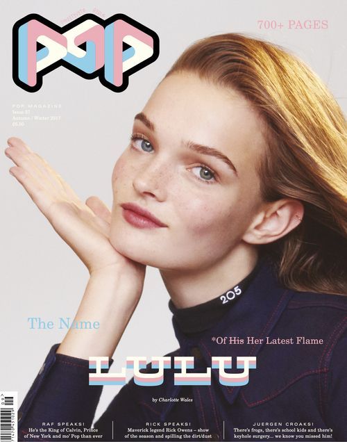 a magazine cover with a woman on the cover