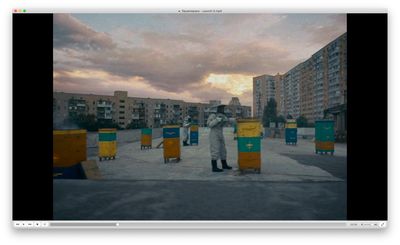 a man taking a picture of a building