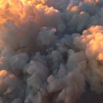 a view of the clouds from an airplane