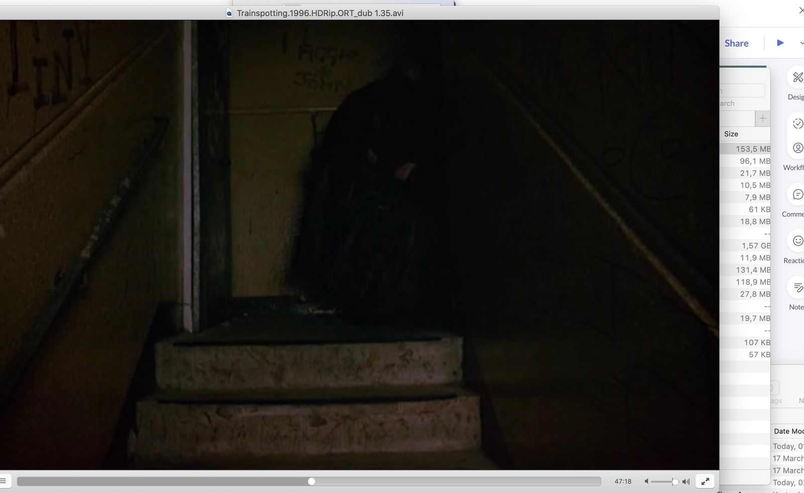 a blurry image of a person walking up a flight of stairs