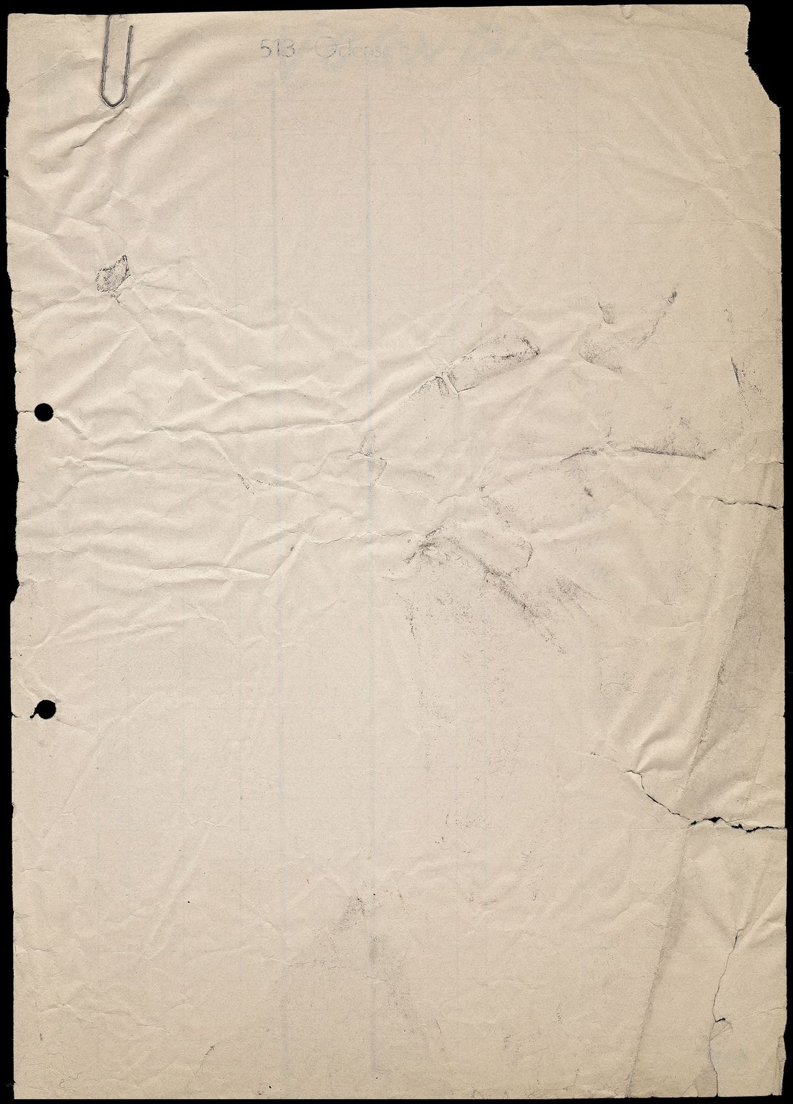 a piece of white paper with black dots on it