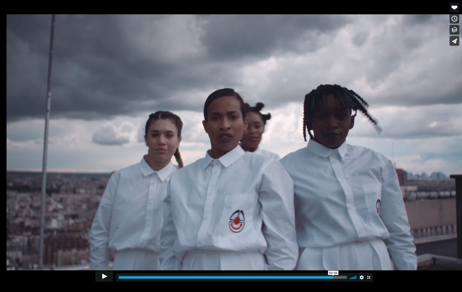 a group of women standing next to each other