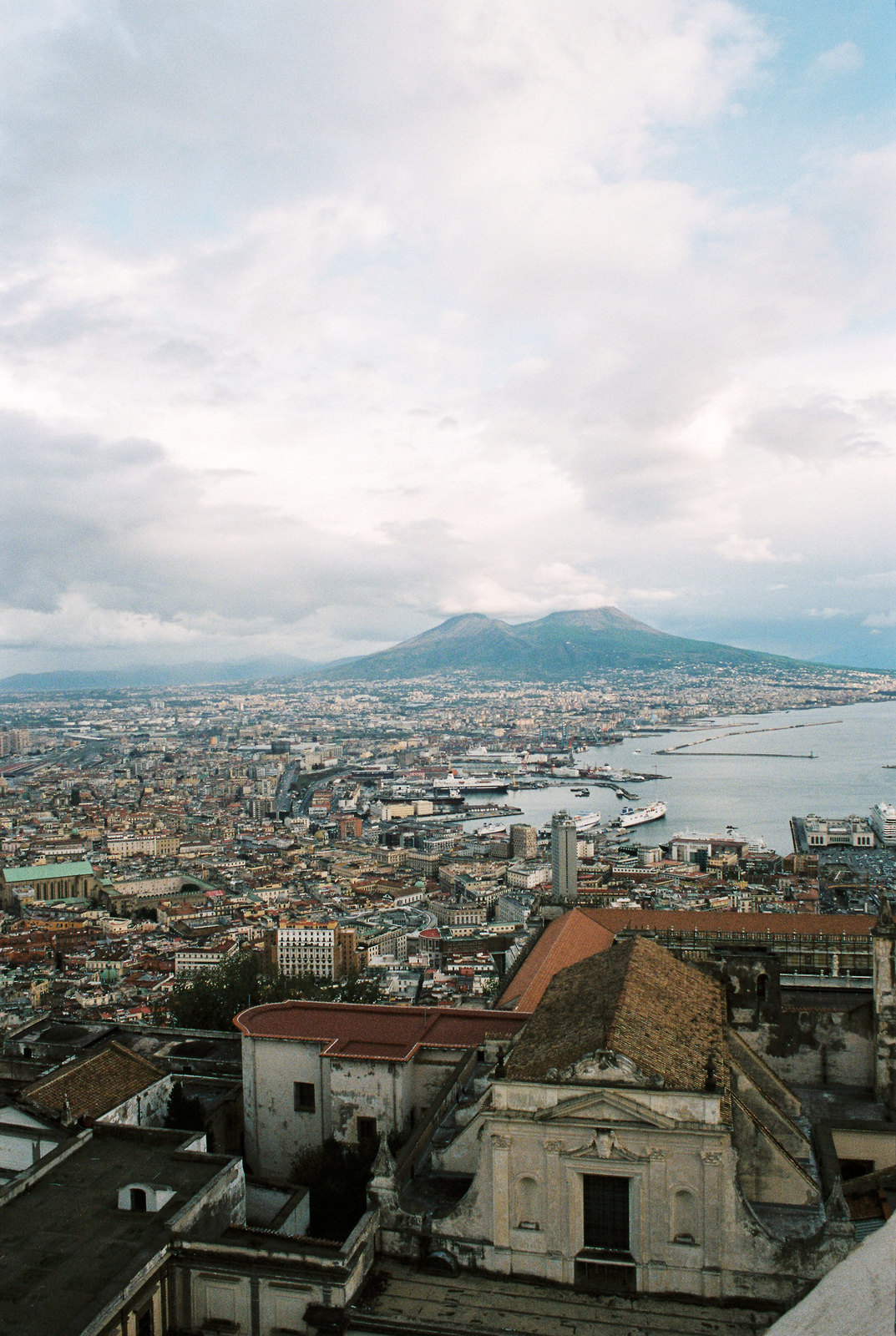 a view of a city and a body of water