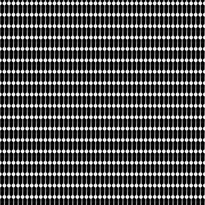 a black and white background with circles