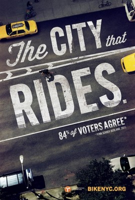 the city that rides is shown from above