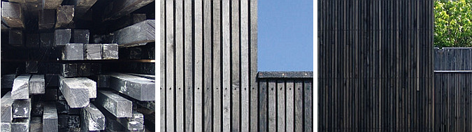 a man riding a skateboard next to a tall building