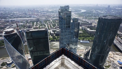 a view from the top of a tall building