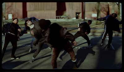 a group of people playing a game of skateboard