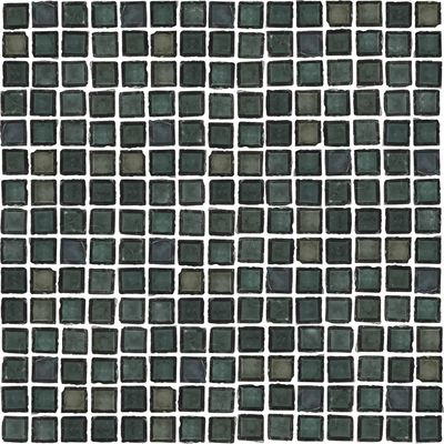 a black and white mosaic tile pattern