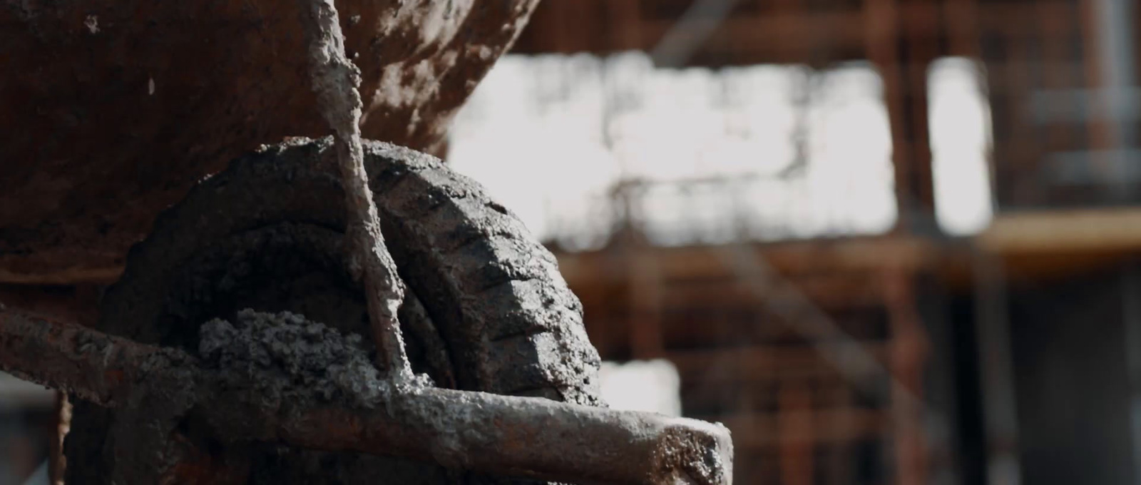 a close up of a rusted metal object