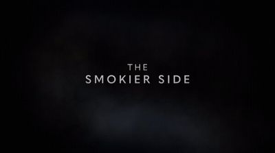 the smoker side logo on a dark background