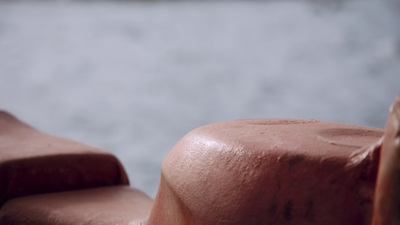 a close up of a chocolate cake on a table