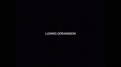 a black background with the words ludig goranisson on it