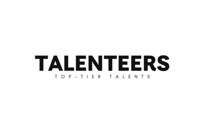 a black and white logo with the words talentedrs on it