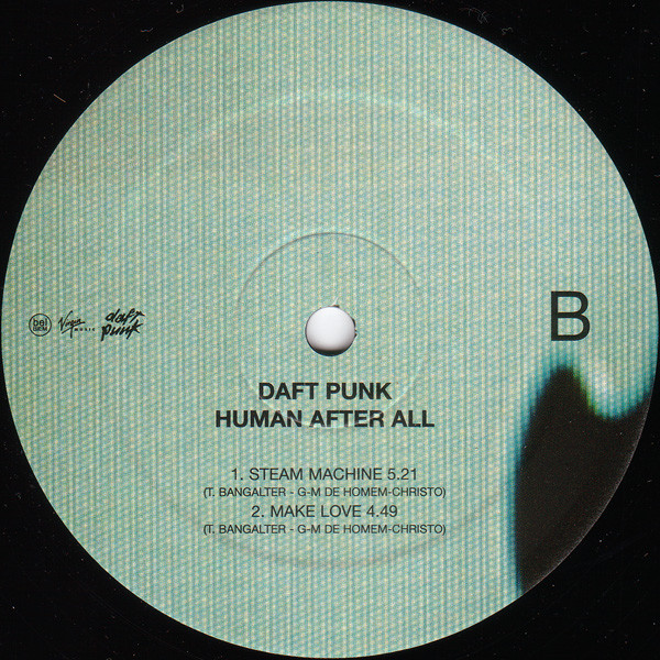 the label for daft punk human after all