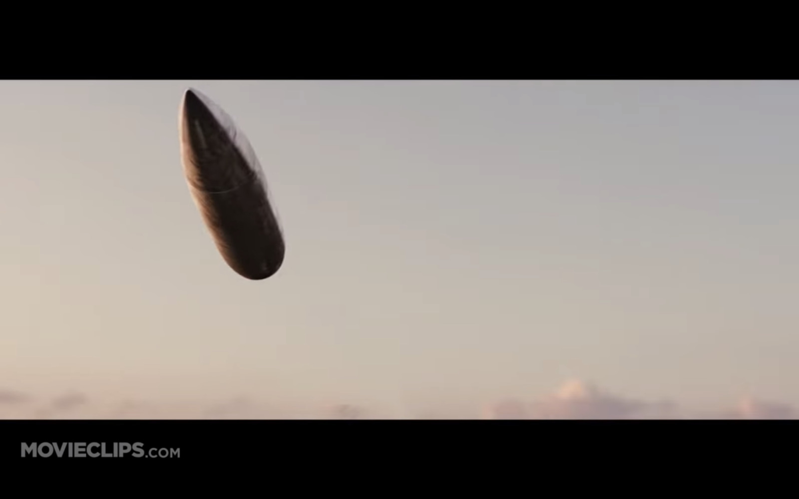 a close up of a flying object in the sky