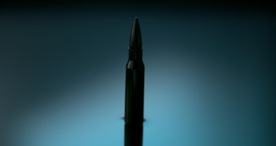 a black pen sitting on top of a table