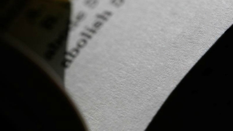 a close up of a piece of paper