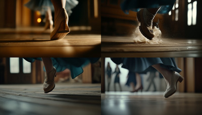 a series of photos of a person's feet and feet