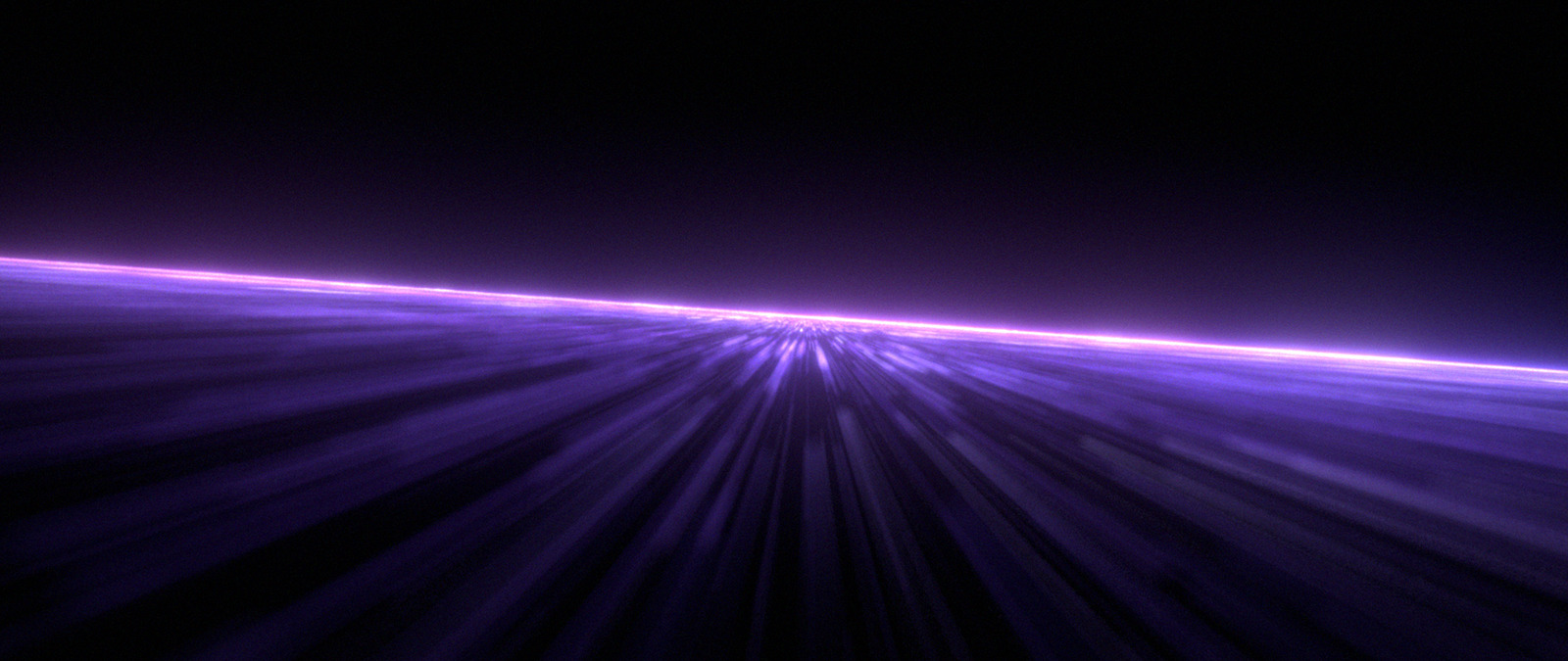 a purple background with lines of light in the middle