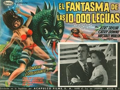 a magazine cover with a woman in a bikini next to a man in a suit