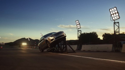 a car that is sitting on the side of a road