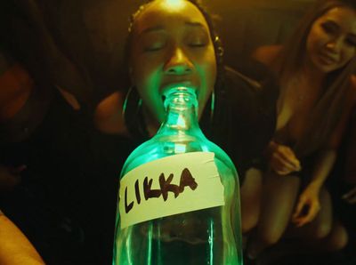 a bottle with a label that says lilka on it