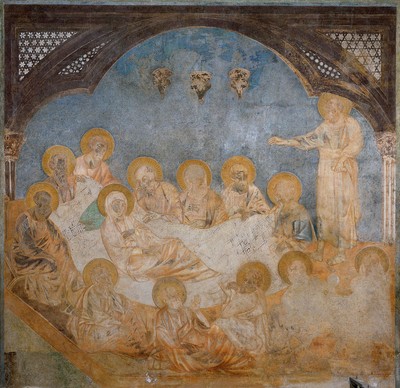 a painting of the last supper of jesus