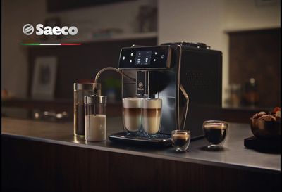 a coffee machine sitting on top of a counter