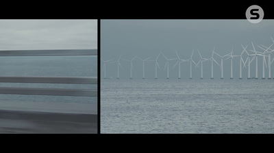 a couple of pictures of a wind farm